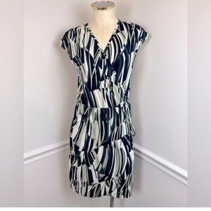 NWT Banana Republic Geometric Wrap Dress